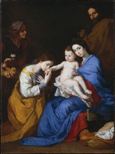 Die Heilige Familie mit der Heiligen Anna und der Heiligen Katharina von Alexandria von Jusepe de Ribera